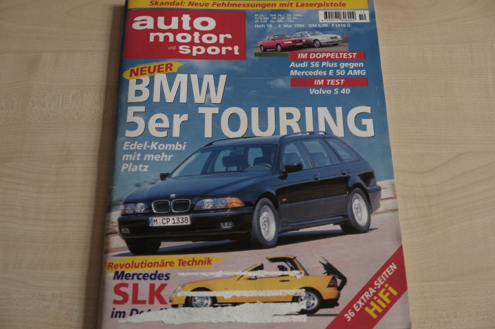 Deckblatt Auto Motor und Sport (10/1996)